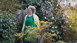 Schon im frühen Frühling blüht es bei Lilian Wernli auf allen Etagen: Kamelien schmücken die Hauswand, später folgen Rhododendren. Am Boden leuchten Lenzrosen und Narzissen neben vielen anderen.