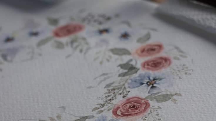 Blumen aquarellieren