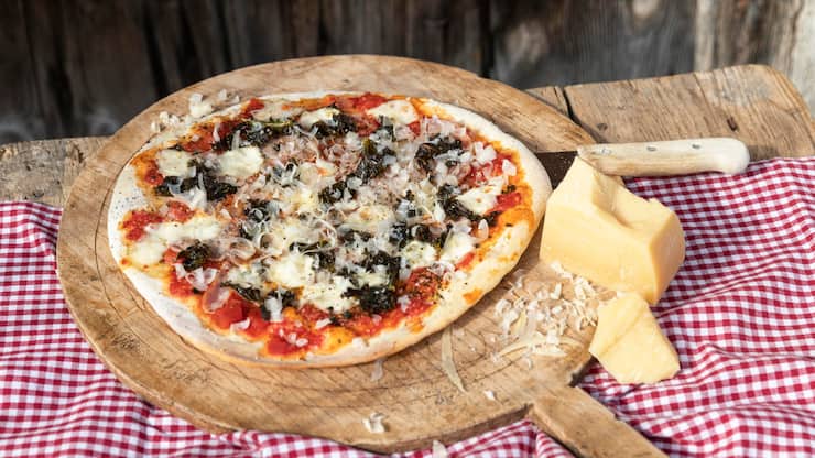 Pizza «Bürgenstock» mit Sbrinz