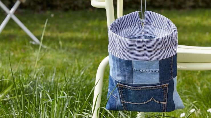 Chlüpplibeutel aus alten Jeans