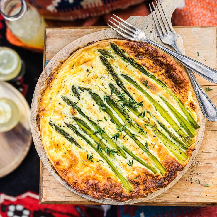 Spargelquiche aus «Zeit für Picknick»