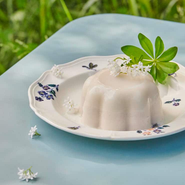 Waldmeister-Panna-cotta