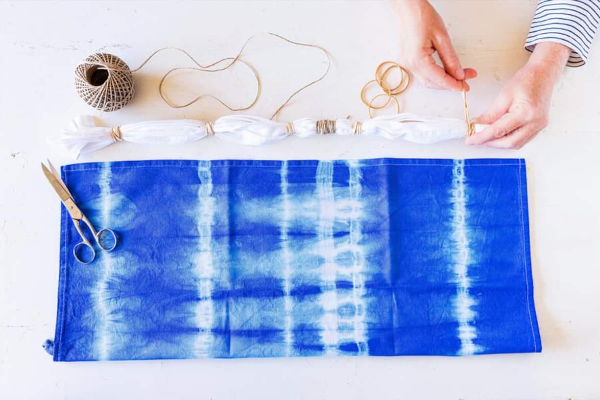 Shibori Schritt 1