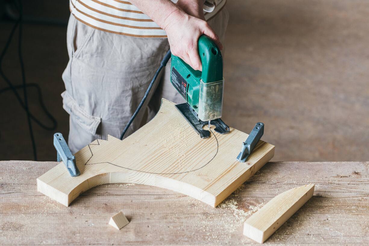 Holzhuhn Dangel Schritt 1