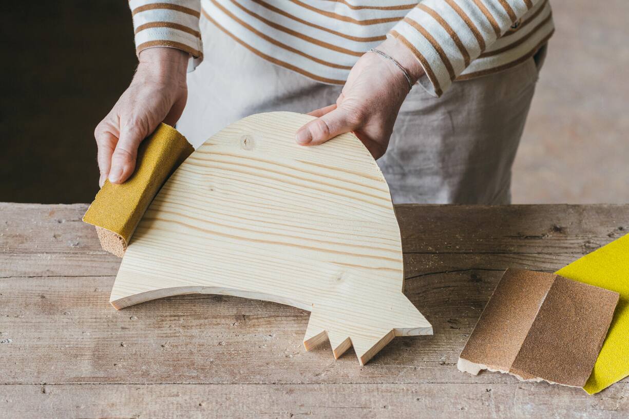 Holzhuhn Dangel Schritt 2