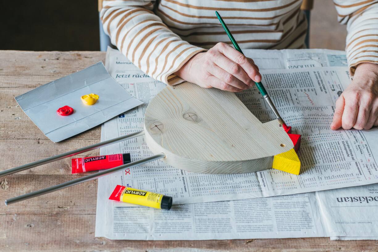 Holzhuhn Dangel Schritt 6