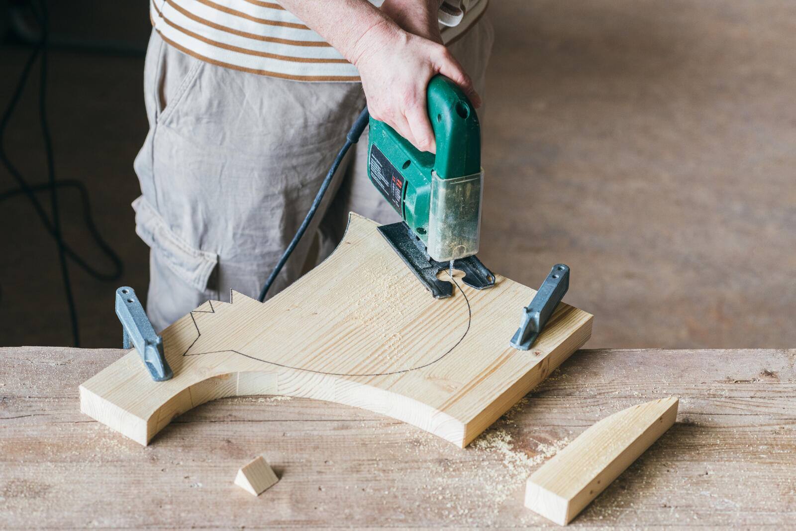 Holzhuhn Dangel Schritt 1