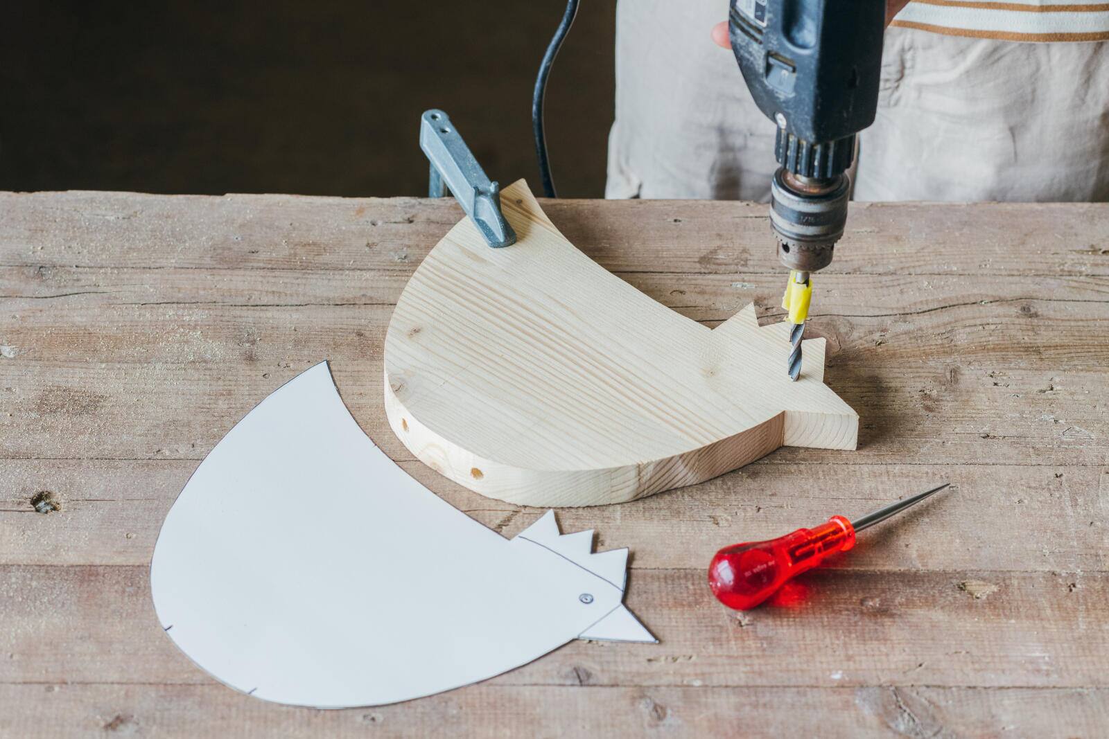 Holzhuhn Dangel Schritt 3