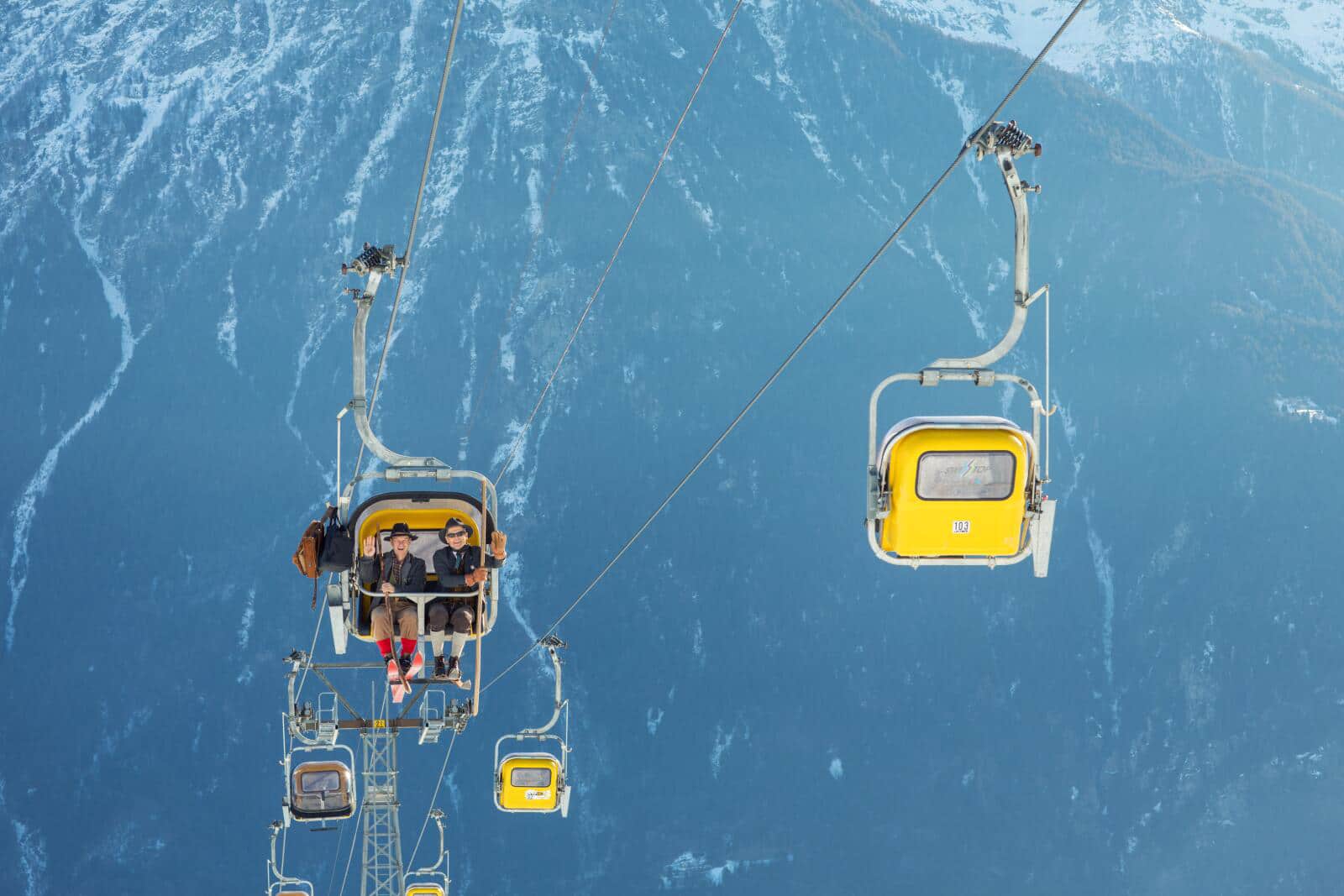Sessellift im Skigebiet Nara