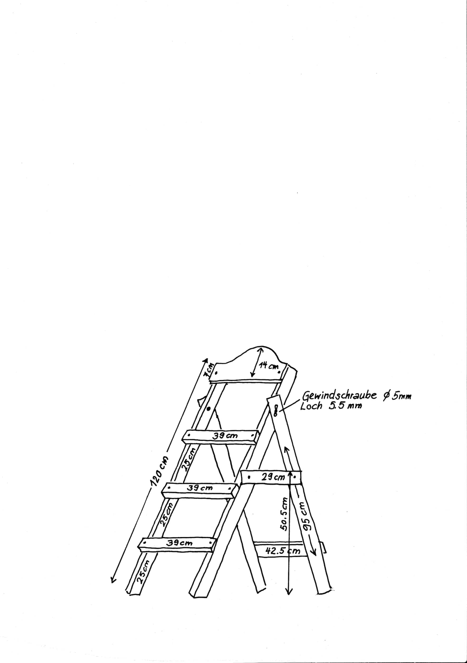 Pflanzentreppe Dangel Skizze